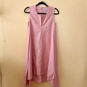 COS Light Pink Asymmetrical Dress with Pockets Size 2